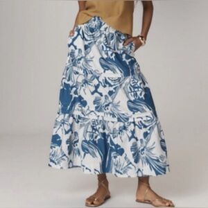 ⭐️NWT Anthropologie Somerset Tiered Maxi Skirt⭐️